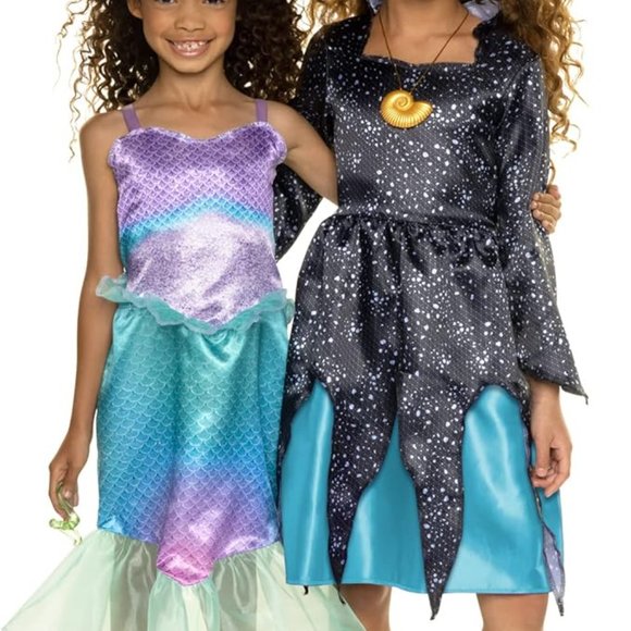 Disney Live Action Movie Film The Little Mermaid Ariel & Ursula Costume set 4-6 - Picture 5 of 5